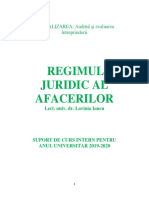 Regimul Juridic Al Afacerilor PDF