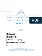 Bab 4 Transformasi Z Dan LTI Sistem Waktu Diskrit