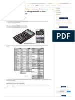 How To Identify Calculator Is Programmable or Non-Programmable Calculator