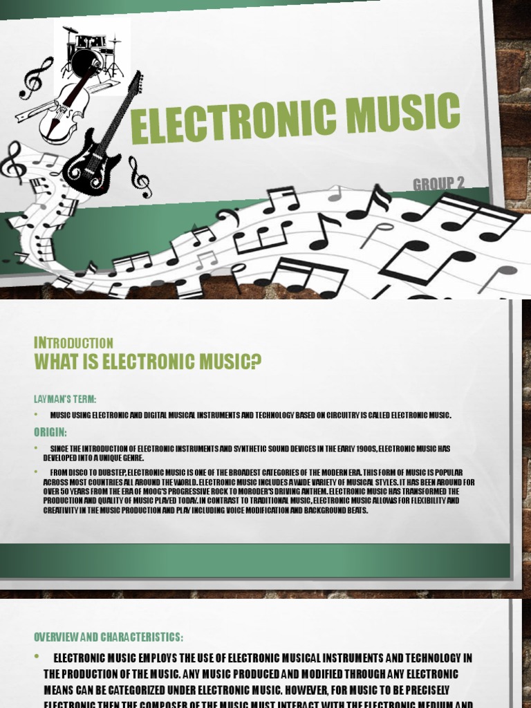 Electronic Music PDF Electronic Music Sound Recording And