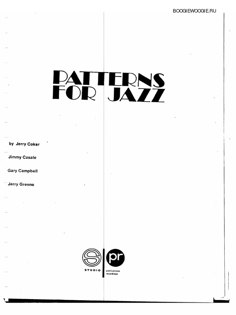 Patterns For Jazz PDF | PDF