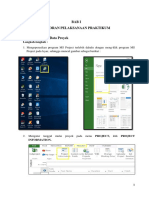 Langkah Kerja Penggunaan Microsoft Project Singkat