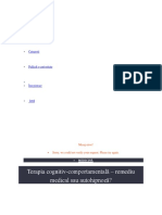 Terapia Cognitiv Comportamentala