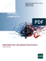 Historia de las ideas Políticas