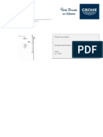 GROHE Specification Sheet 117166