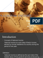 National Income: Presented by