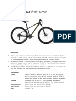 Bici Specialized Pitch Black 27.5 Aluminio Versátil para Senderos y Caminos