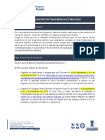Guia de Inscripcion Aspirante Transf Externa 2020 1 1 PDF