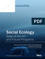 Social Ecology - State of The Art and Future Prospects PDF