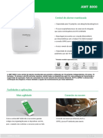 Central alarme AMT 8000 16 partições Wi-Fi Ethernet GPRS