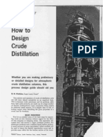 How To Design Crude Distillation Watkins - 1969
