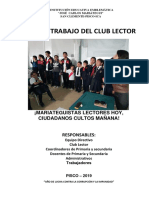 Plan Club Lector JCM 2019