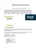 Mengetahui Rating Flange Berdasarkan ASME B16.5