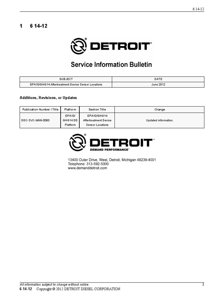 Def dd15 Sensor Location PDF PDF Diesel Engine Exhaust Gas