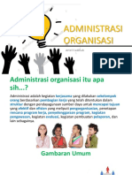 Administrasi Organisasi