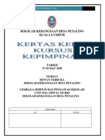 KURSUS PEMIMPINAN 2020