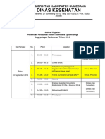 Jadwal Penguatan Surveillans