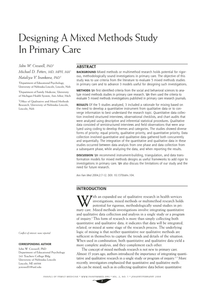 Creswell Qualitative Research Quantitative Research