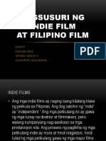 Pagsusuri NG Indie Film at Filipino Film