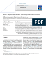 Design of Photobioreactors For Mass Cultivation of Photosynthetic Organisms PDF