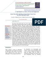 Importance of Some Algal Species As A Source of Food PDF