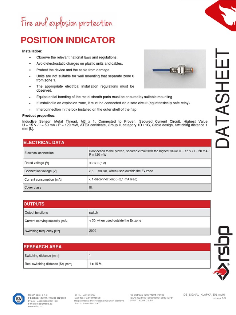 DS POSITION INDICATOR EN Rev01 | PDF | Direct Current | Electrical Wiring