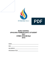 Buku Sakral LKBB Student Day