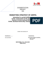Marketing Strategy of Airtel: Dissertation ON
