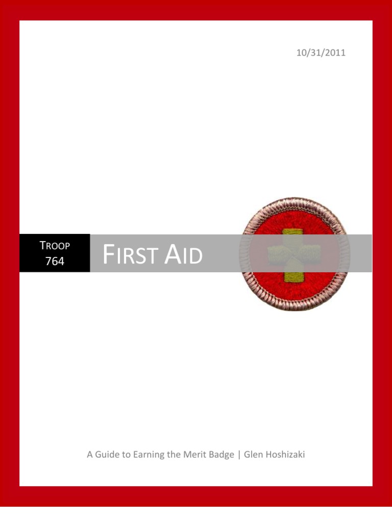 First Aid: A Guide To Earning The Merit Badge | PDF | Cardiopulmonary ...