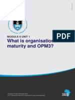 WHAT IS ORGANISATIONAL MATURITY AND OPM3.pdf