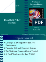 Does Debt Policy Matter?: Eighth Edition
