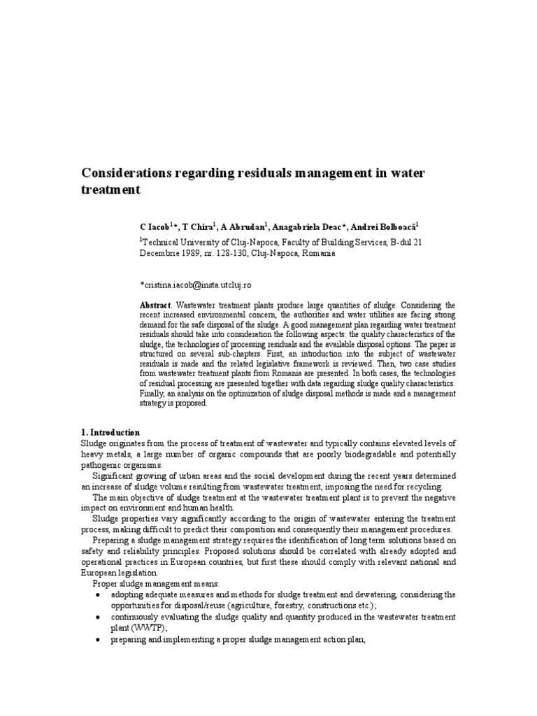 Cibv19 Pdf Sewage Treatment Waste Management