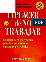 El Placer de No Trabajar - Ernie J. PDF