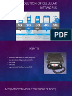 EVOLUTION OF CELLULAR NETWORKS FROM 1G TO 5G