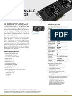 PNY NVIDIA GeForce GTX 1060 6GB SPA PDF