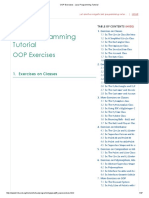 OOP Exercises - Java Programming Tutorial