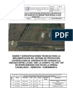 DisenÞo Sistema Proteccioìn Catoìdica Gasoducto EDS La Juanita - Yavegas S.A.  E.S.P. (3)oct 2019