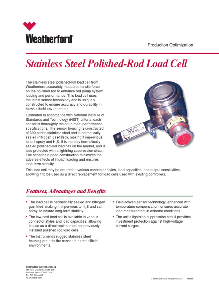 Load Cell PDF | PDF | Sensor | Electrical Engineering