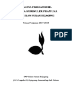 Program Kerja Pramuka SMP Islam Sunan Bejagung 2019-2020
