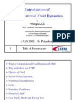 CFD Introduction to Computational Fluid Dynamics