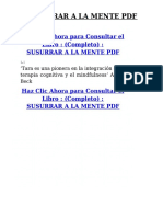 Susurrar A La Mente PDF