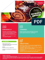 Brochure Taller Pastelería Navideña