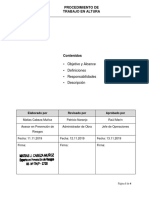 Procedimiento Trabajo en Altura