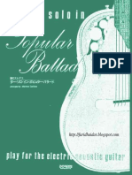 Michiwo Tashima-Guitar Solo in Popular Ballad-Vol.1