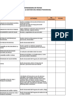 Cronograma de Fechas Plan de Trabajo 17012020