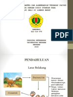 Efektifitas Closantel Dan Albendazole Terhadap Cacing Nematoda Dengan