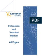 Instruction and Technical Manual for Centrifuges