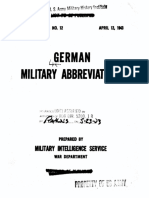 German Military Abbreviations (1943)