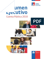 Cuenta Publica Resumen Ejecutivo 2018