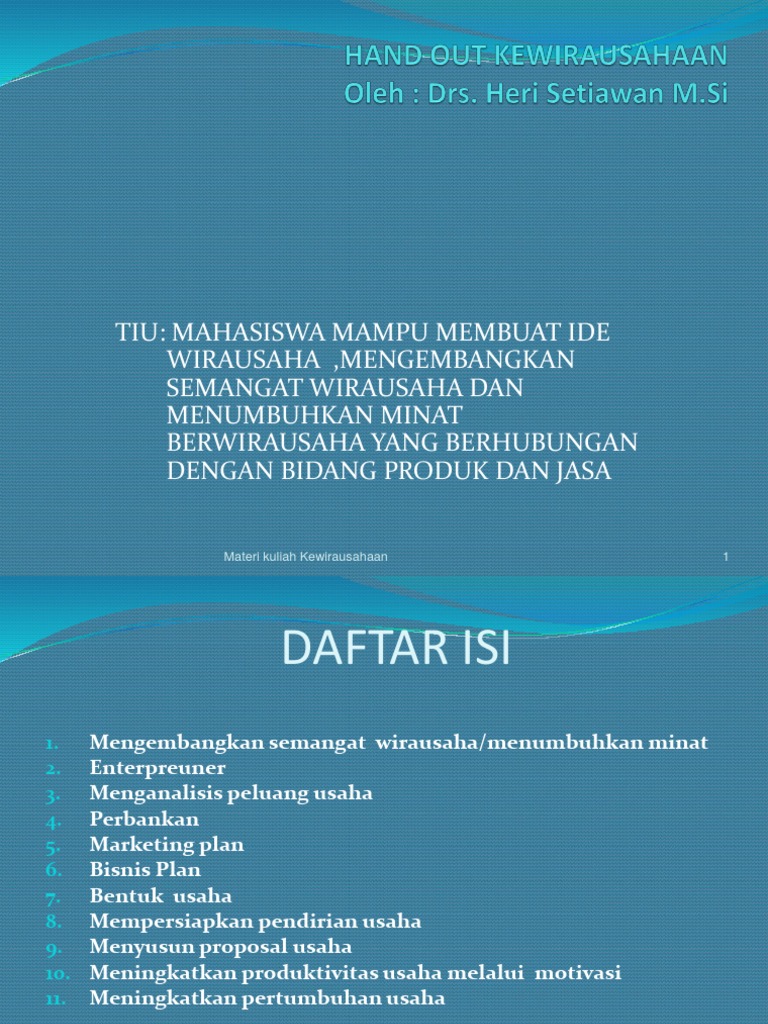 Kewirausahaanppt